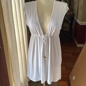 Cropped Silver-Gray Button Cardigan and cover up